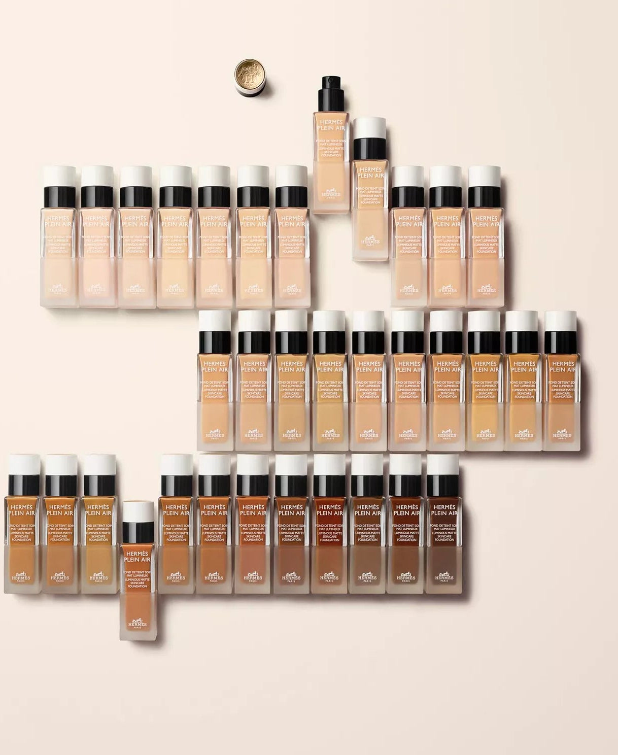 Hermes Plein Air, Luminous Matte Skincare Foundation, 1.11 Oz.