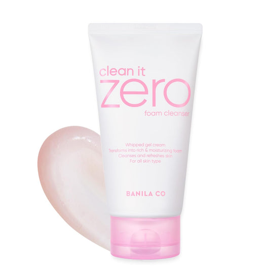 NEW Clean It Zero Foam Cleanser | All Skin Types | Creamy Foam Cleansing with Natural Herbs (150Ml / 5.07 Fl.Oz)