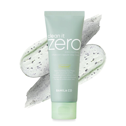 Clean It Zero Charcoal Capsule Pore Polish Mask | Gentle Exfoliating Facial Polish